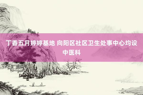 丁香五月婷婷基地 向阳区社区卫生处事中心均设中医科